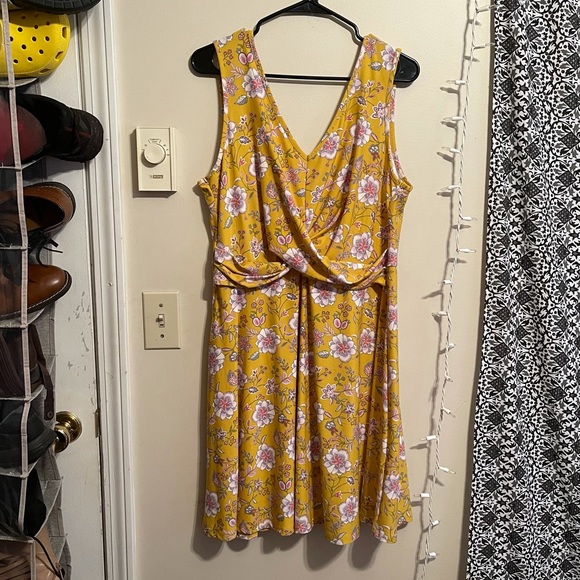 Candie's Dresses & Skirts - Perfect for Easter ! Adorable mustard & floral light weight dress